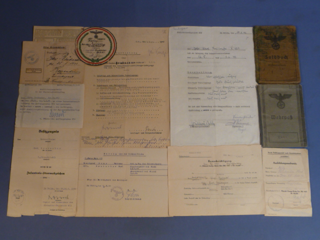 Bunker Militaria: Documents & Other Paper Items