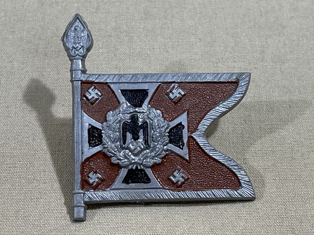 Bunker Militaria Original Wwii German Flag Tinnie Aufkl Rungsabteilung