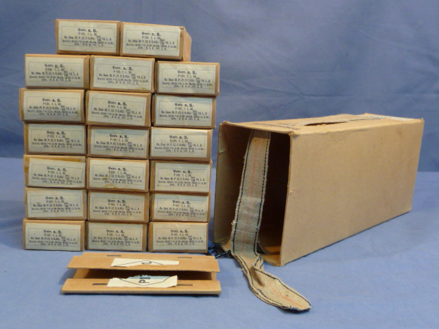 Original WWII German EMPTY Cardboard Ammunition Boxes & Sleeve !!!!! | eBay