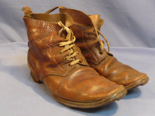 Original WWII Japanese Soldier's Leather Ankle Boots | eBay