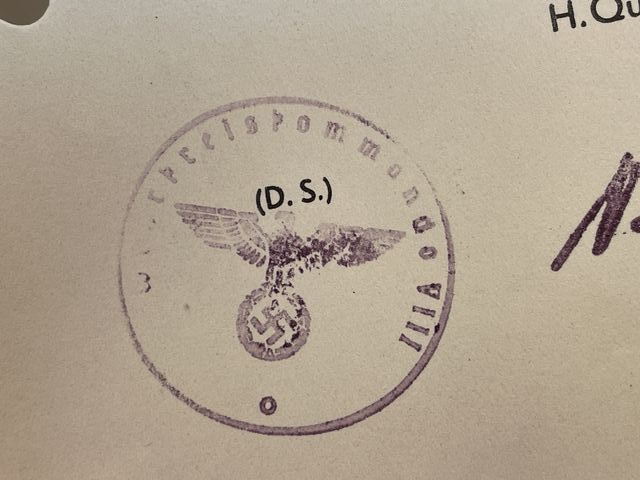 German Ink Stamp