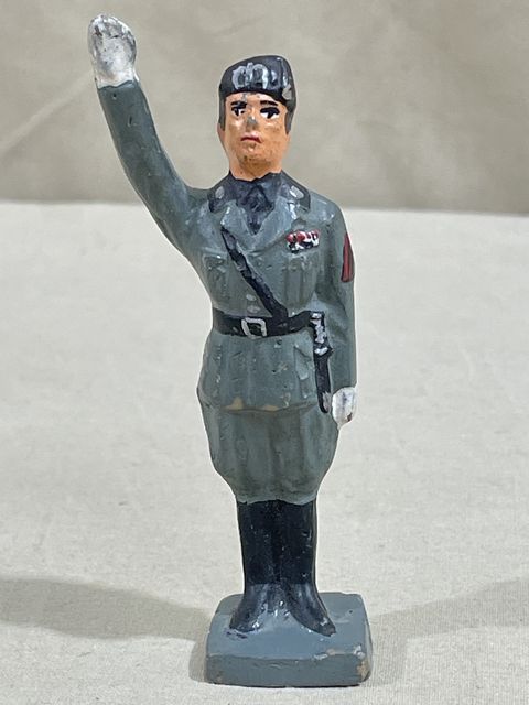 Bunker Militaria: Original Nazi Era German Benito Mussolini Toy Soldier