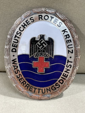OLD REPRODUCTION German Red Cross Water Rescue Service Badge, DRK Wasserrettungsdienst