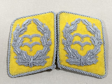 REPRODUCTION WWII German Luftwaffe Flight/Fallschirmjger Oberstleutnant's Collar Tabs, Pair