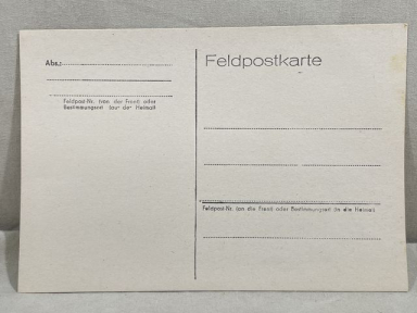 Original WWII German FELDPOST Postcard