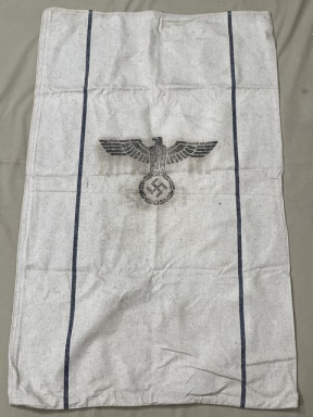 Original WWII German Large Cloth Ration Sack, 1942