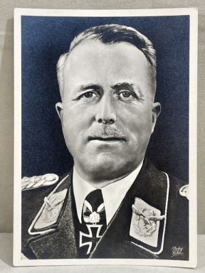 Original WWII German Personality Postcard, Generaloberst Keller