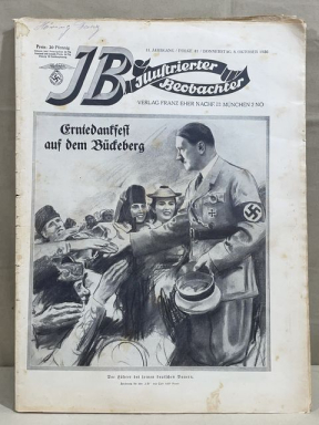 Original 1936 German Magazine, Illustrierter Beobachter