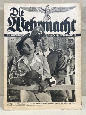 Original 1939 German Magazine, Die Wehrmacht