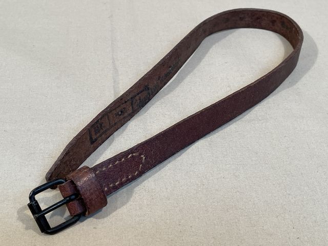 Bunker Militaria: Original Cavalry Leather Heavy Utility Strap