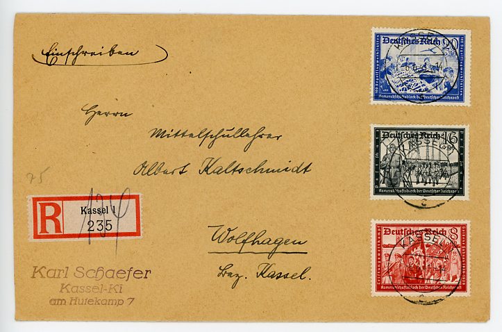 Bunker Militaria: Letters & Stamps
